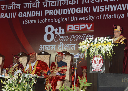 Convocation of Rajiv Gandhi Proudyogiki Vishwavidyalaya